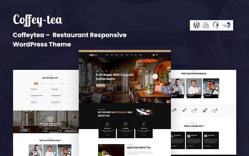 Coffeytea – 餐厅响应式WordPress主题