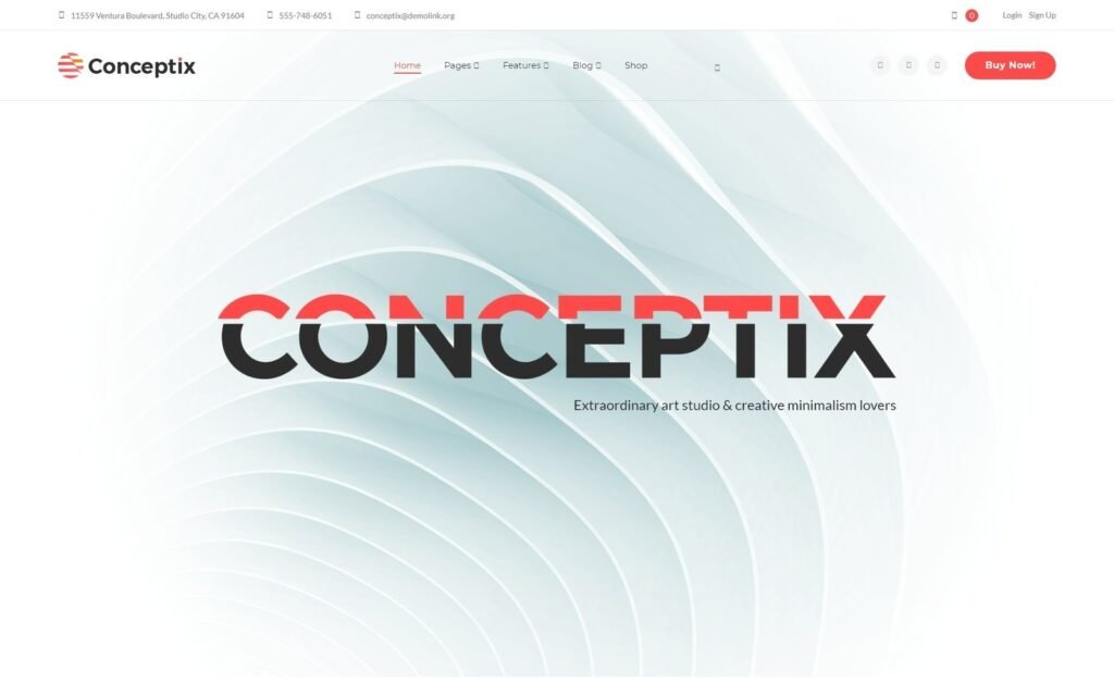 Conceptix – 艺术工作室 WordPress 主题