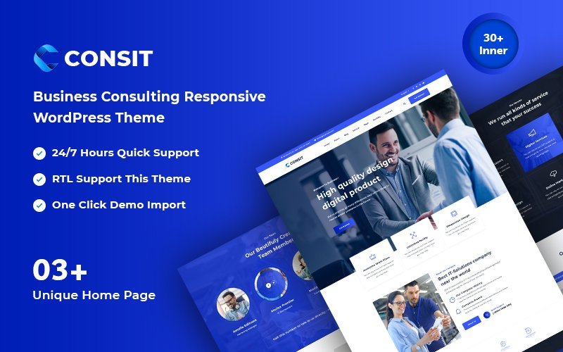 Consit – 企业咨询响应式WordPress主题