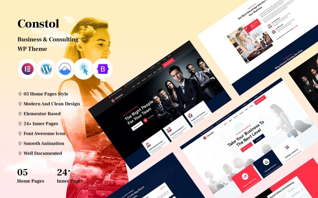 Constol – 多功能商业咨询的WordPress主题