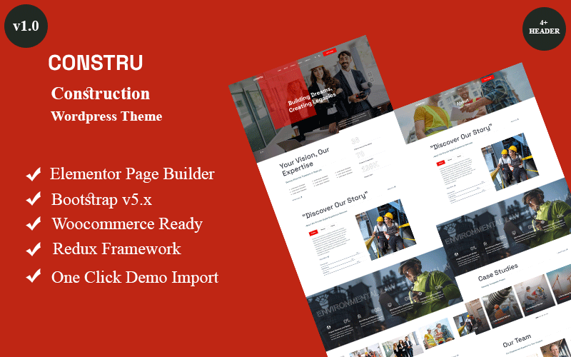 Constru – 建筑WordPress主题
