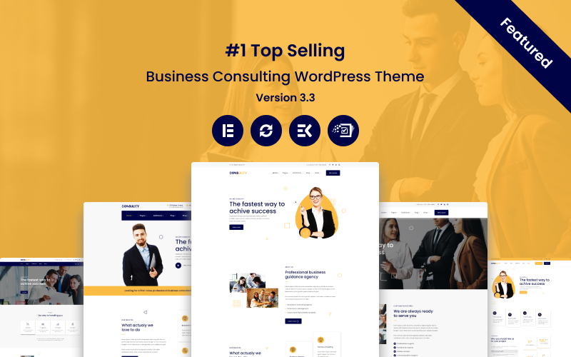 Consulity – 商业咨询WordPress主题
