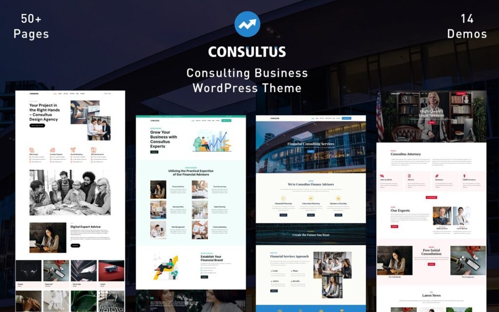 Consultus – 商业咨询金融 WordPress 主题