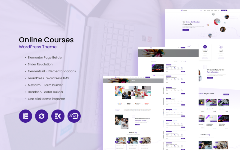 Courisa – 在线课程 WordPress 主题