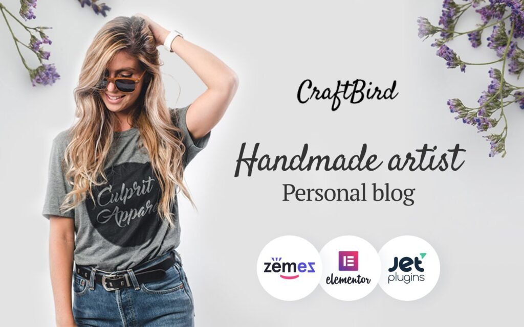 CraftBird – 手工艺者个人博客WordPress主题