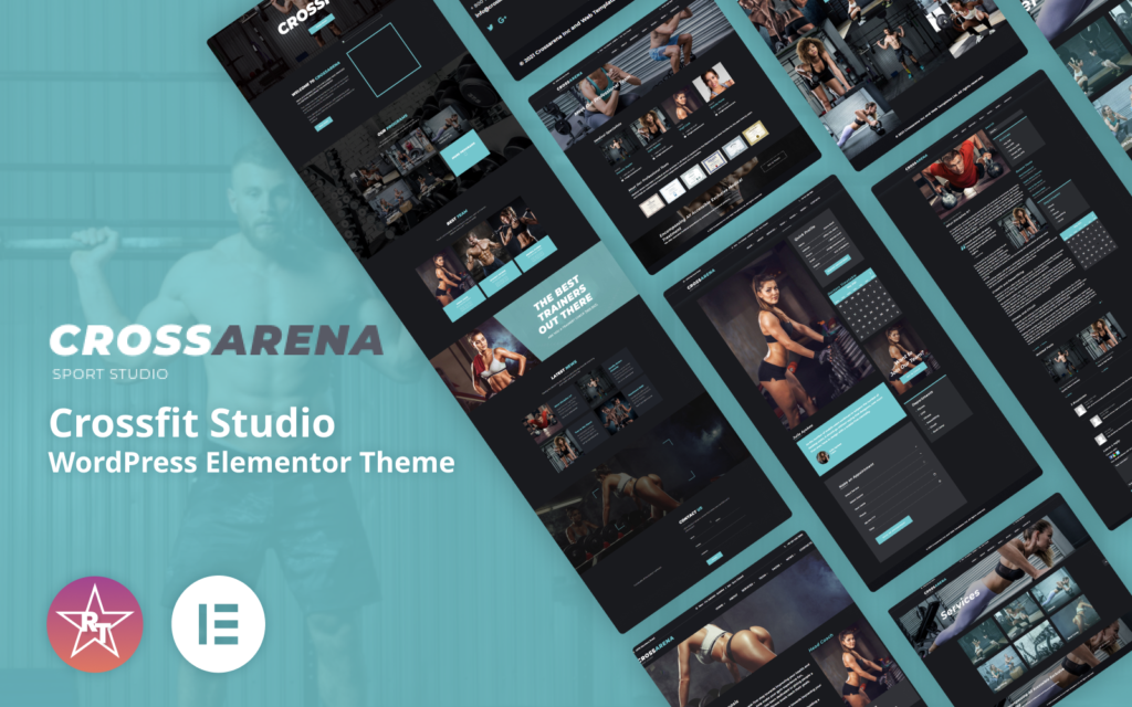 Cross Arena – Crossfit Studio是一个WordPress Elementor主题，专为Crossfit工作室设计。