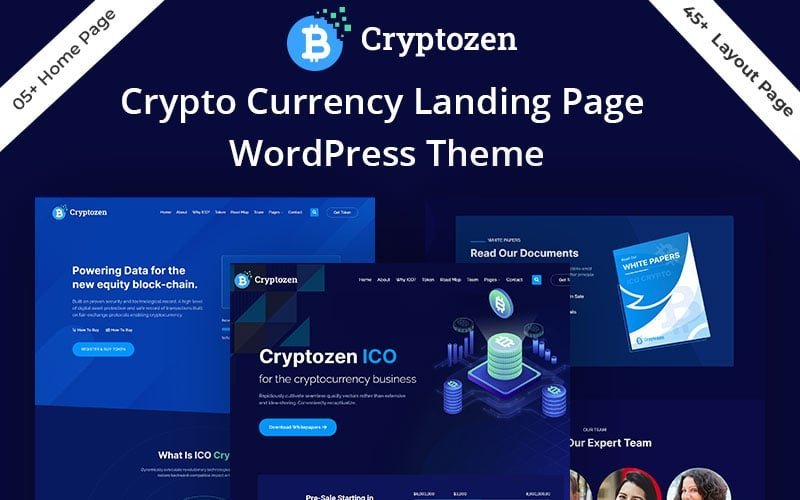 Cryptozen – 加密货币和比特币/ICO WordPress 主题