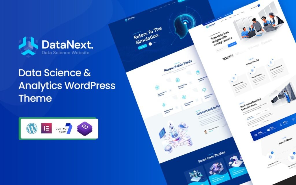 Datanext – 数据科学与分析WordPress主题