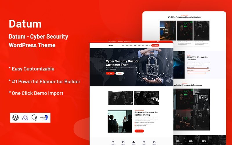 Datum – 网络安全 WordPress 主题