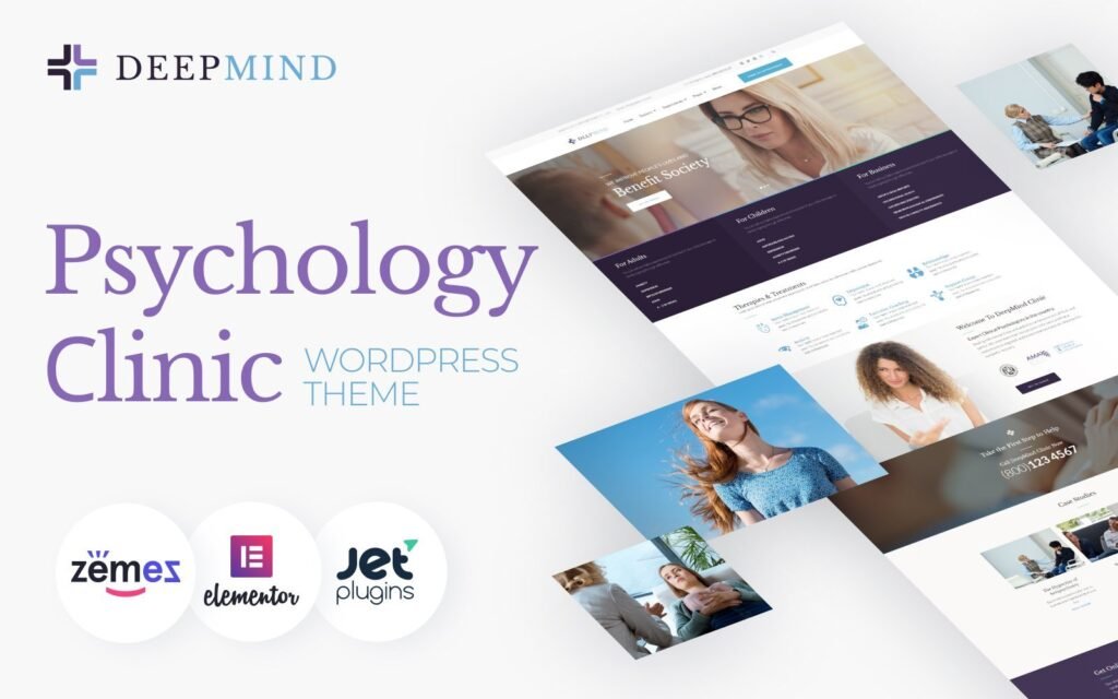 Deep Mind – 心理诊所WordPress主题