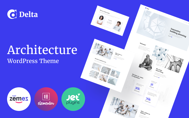 Delta – 架构极简 WordPress Elementor 主题