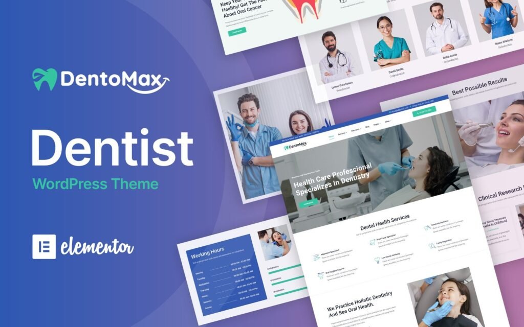 DentoMax – 牙医、医疗和医疗保健WordPress主题