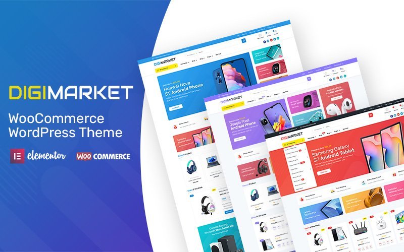 DigiMarket – 一个Woocommerce的WordPress主题
