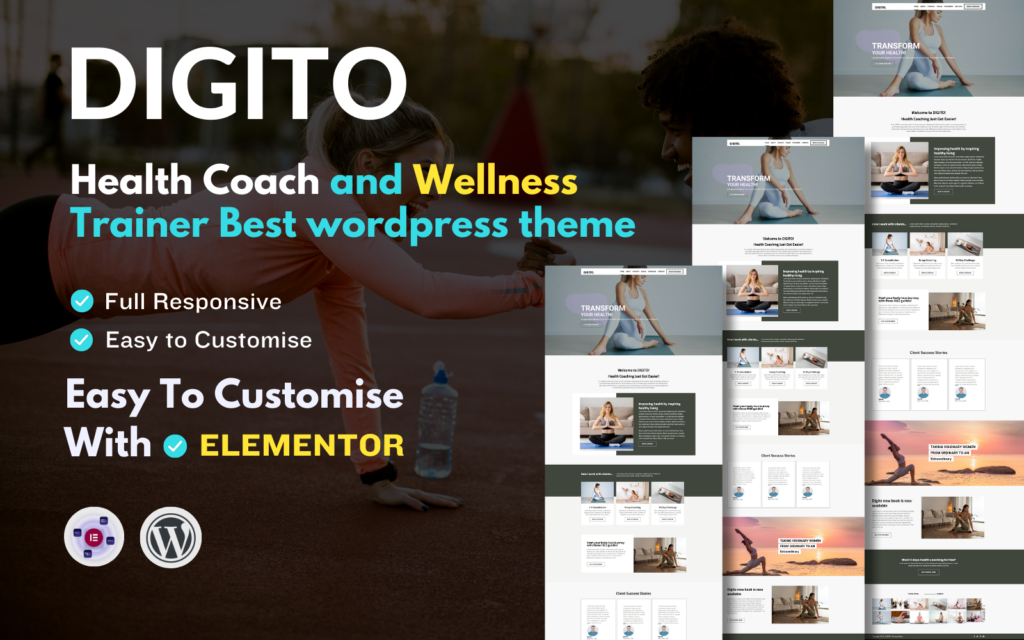 Digito – 健康和健康生活教练WordPress主题