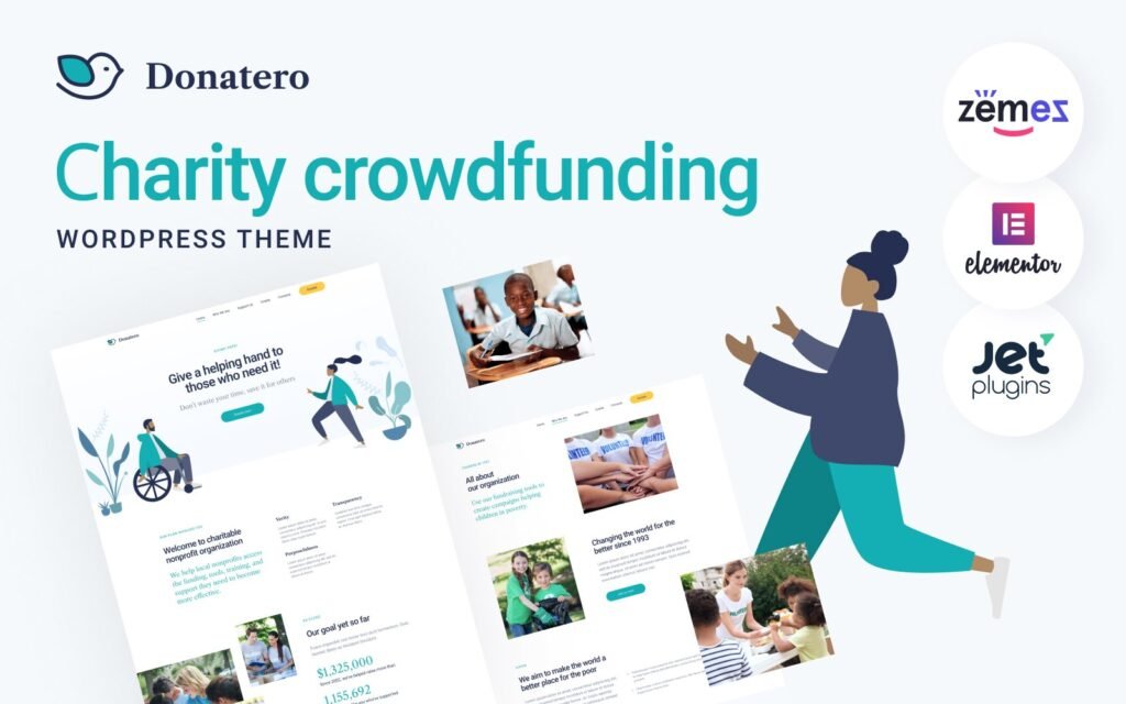 Donatero – 慈善众筹 WordPress 主题