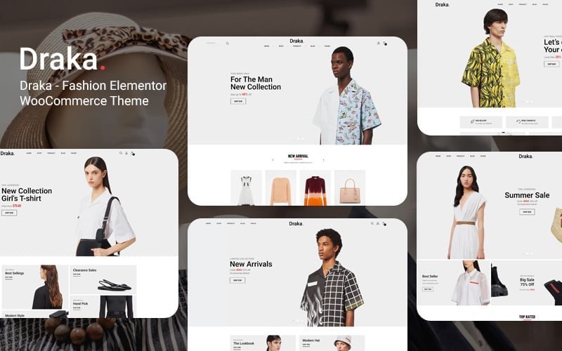 Draka – 时尚元素 WooCommerce 主题