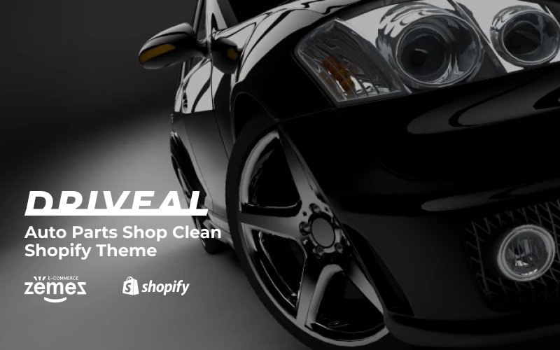 Driveal – 汽车零部件店清洁 Shopify 主题