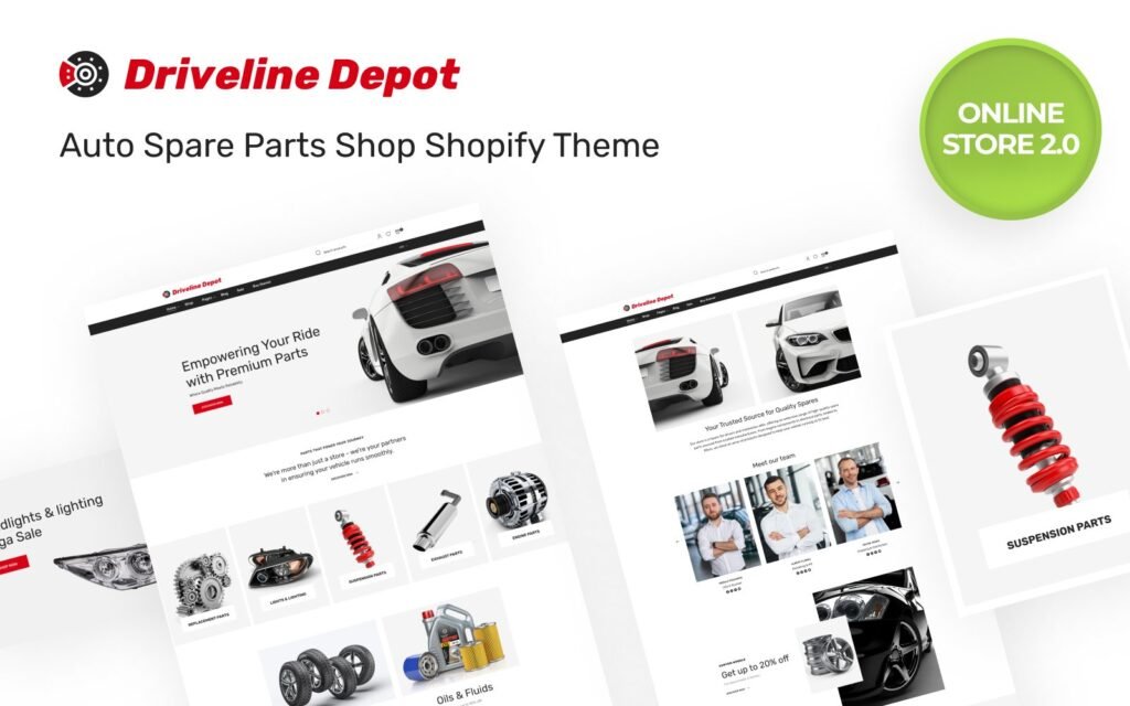 Driveline Depot – 汽车备件响应式 Shopify 在线商店 2.0 主题