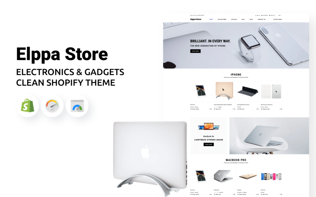 Eppla Store – 电子产品和小工具清爽 Shopify 主题