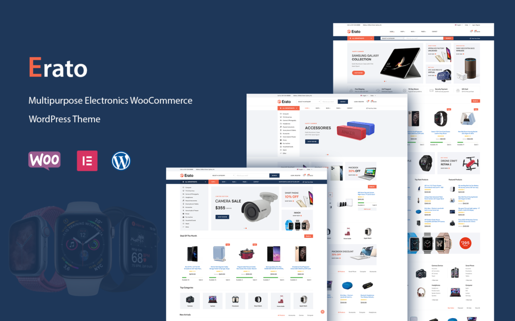 Erato – 多功能电子产品WooCommerce WordPress主题