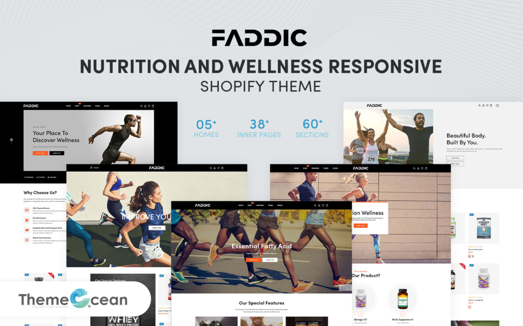 Faddic – 营养与健康响应式Shopify主题