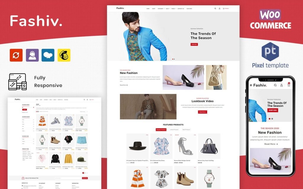 Fashiv – 响应式时尚 WooCommerce 主题