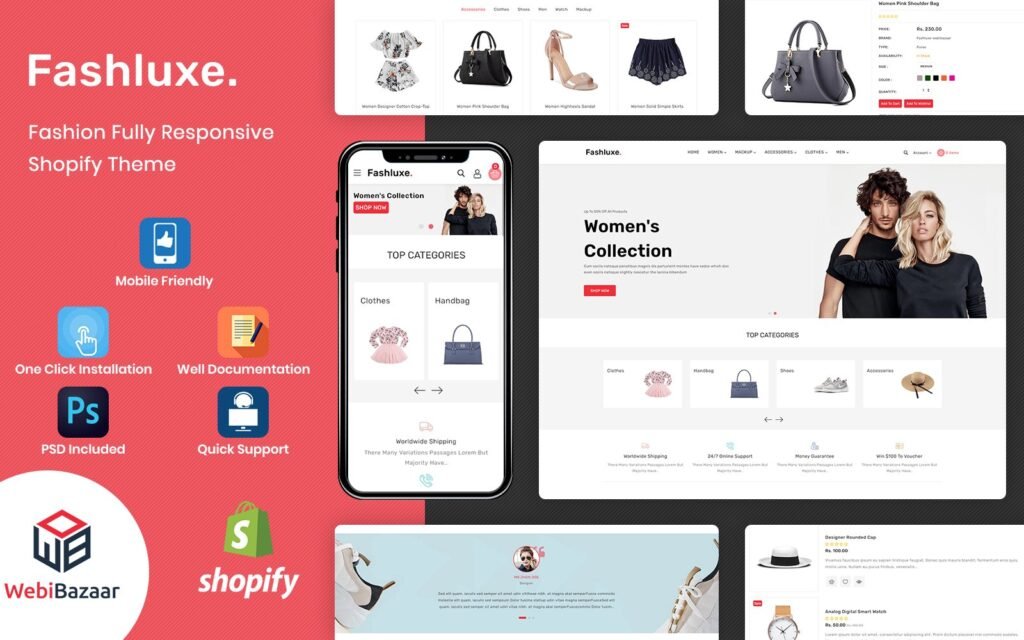 Fashluxe – 现代时尚Shopify模板