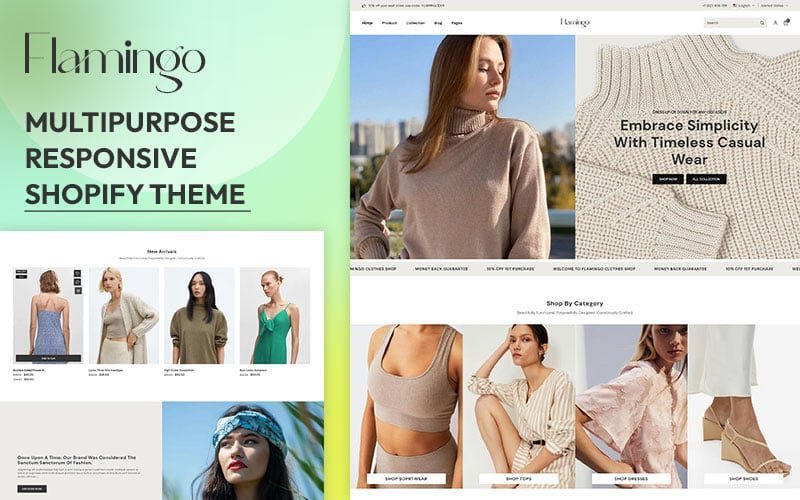 Flamingo – 时尚服装店多用途Shopify 2.0响应主题