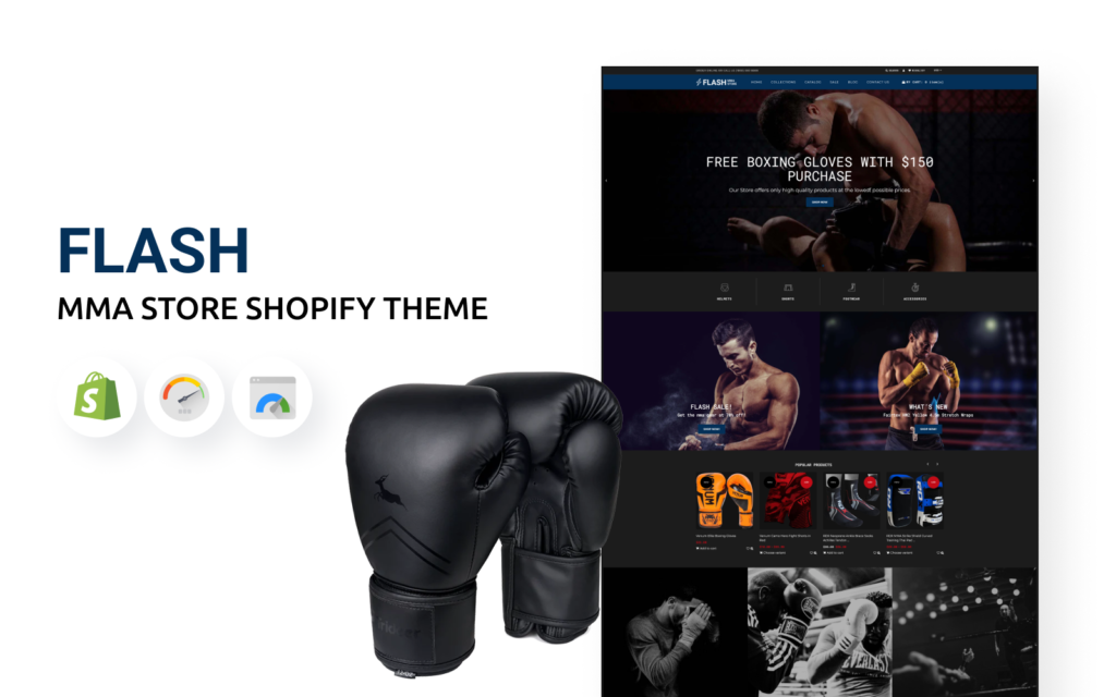 Flash – MMA商店Shopify主题
