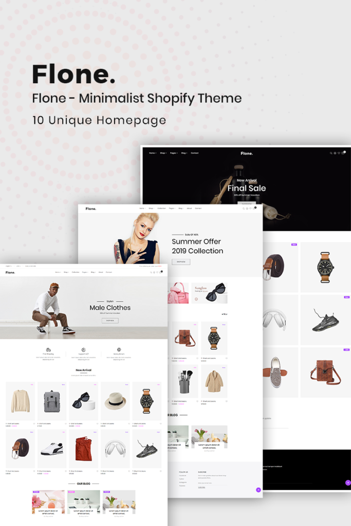 Flone-极简Shopify主题