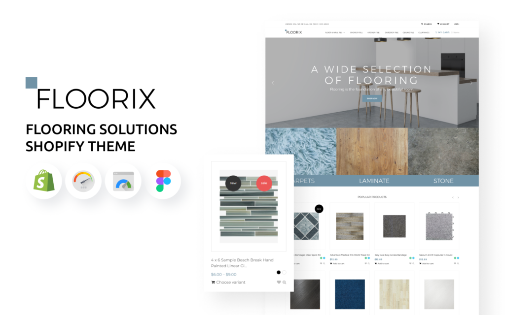 Floorix – 地板解决方案 Shopify 主题