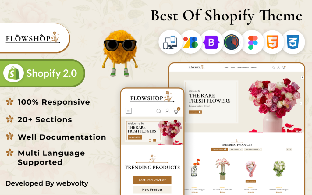 Flowshop – 超级花卉Shopify 2.0 超级主题