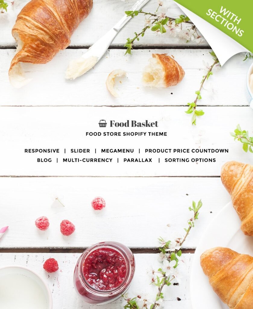 Food Basket – 食品商店 Shopify 主题