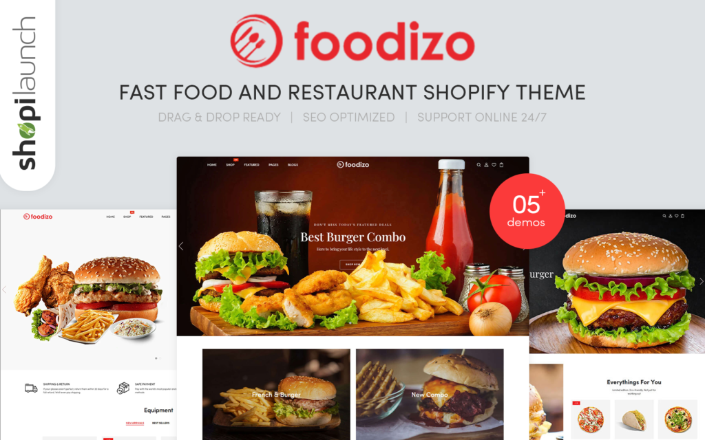 Foodizo – 快餐和餐厅响应式Shopify主题