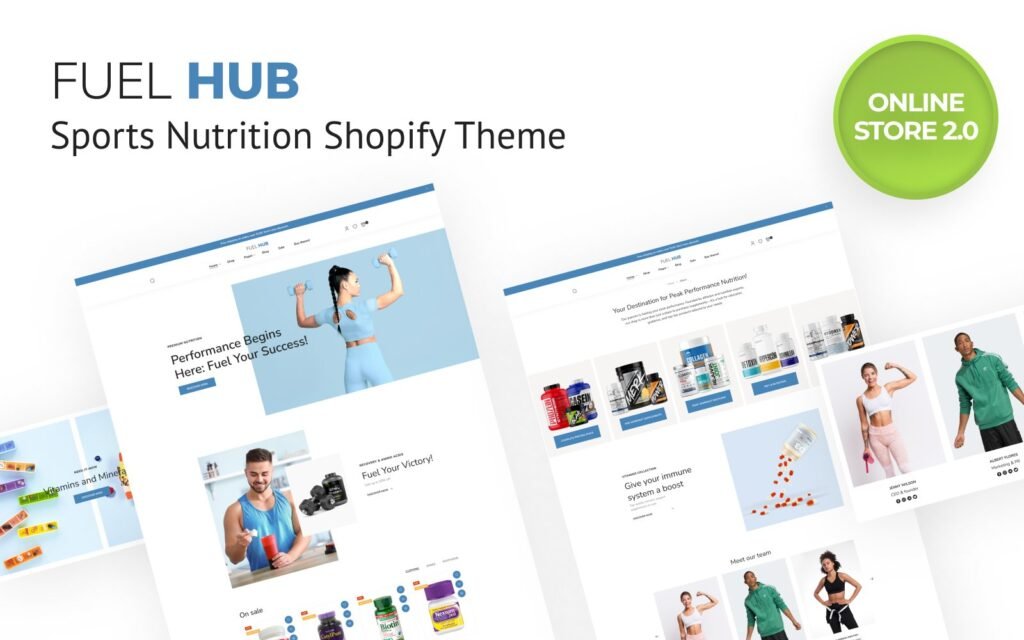 Fuel Hub – 体育营养 Shopify 在线商店 2.0 主题