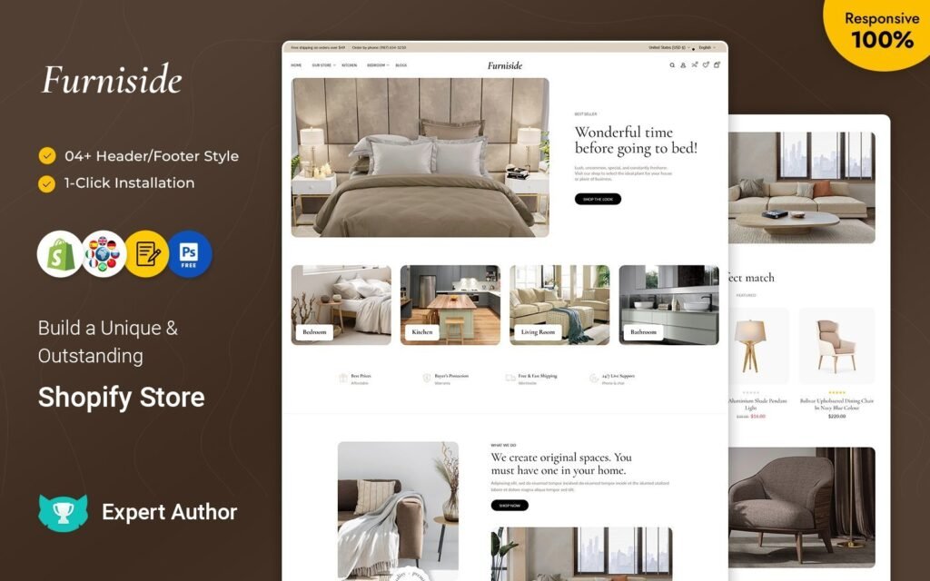 Furniside – 家具与室内高级Shopify主题