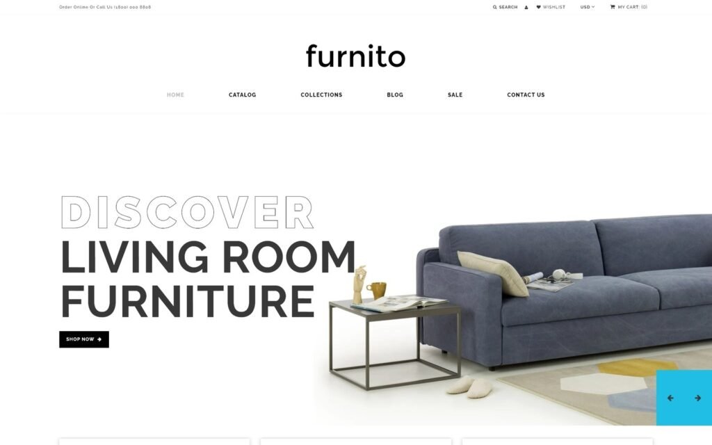 Furnito – 室内和家具商店现代Shopify主题