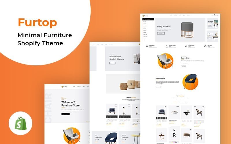 Furtop–极简家具Shopify主题