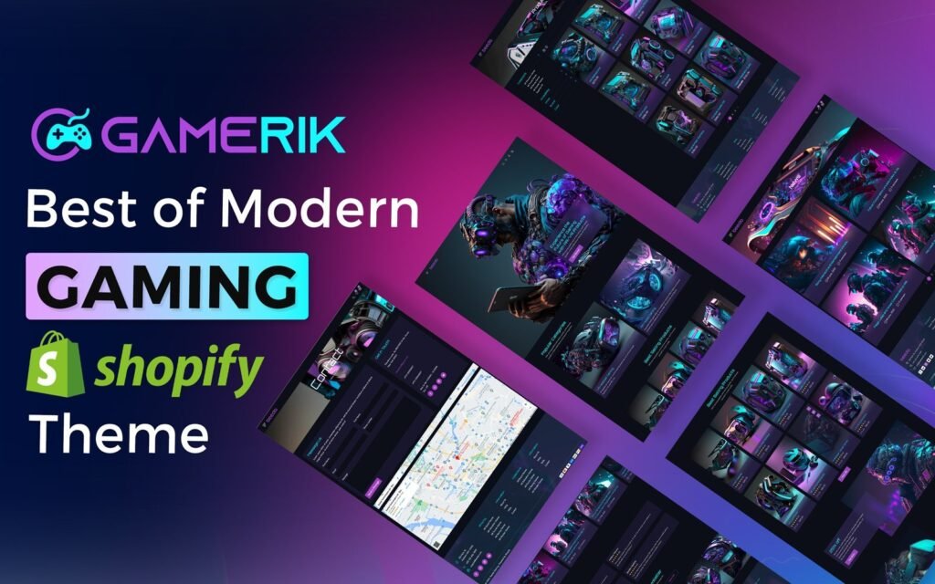 Gamerik – 游戏设备 Shopify 主题