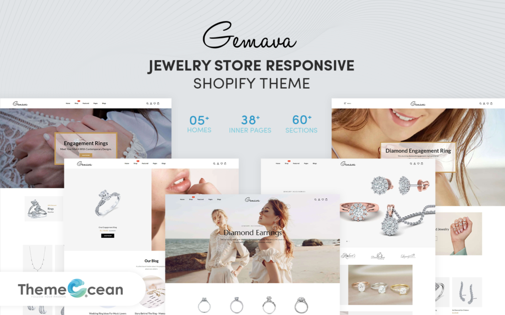Gemava – 珠宝店响应式Shopify主题