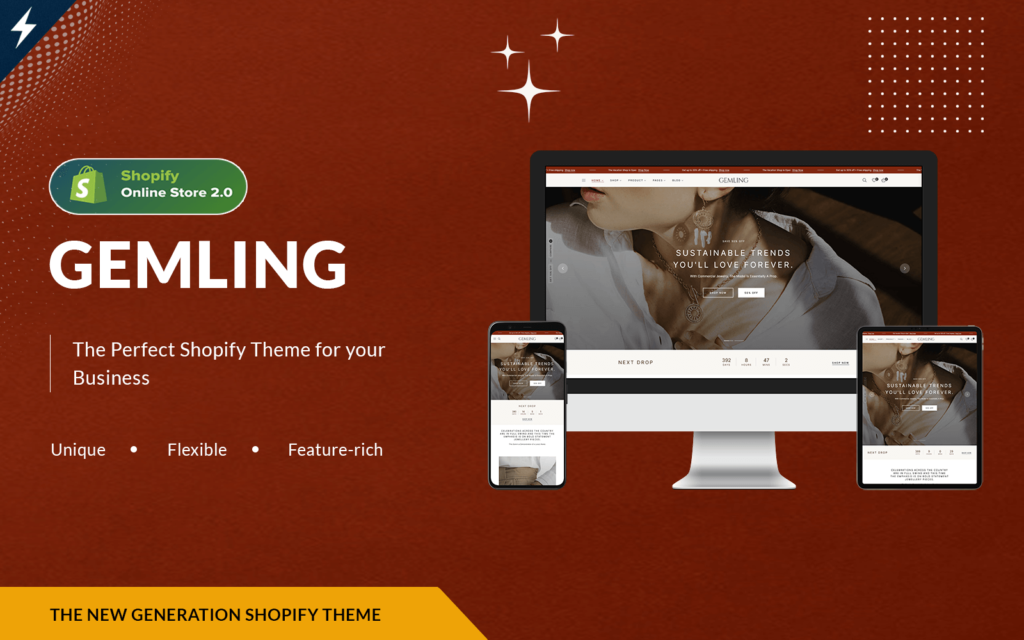 Gemling – 珠宝店Shopify主题