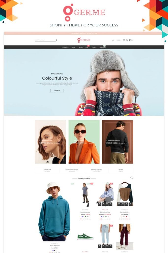 Germe – 时尚Shopify主题