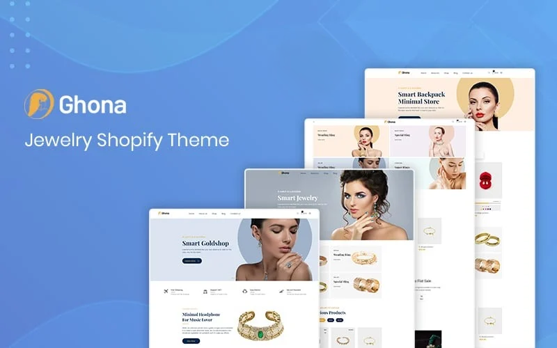 Ghona是一款适用于珠宝店的Shopify主题。