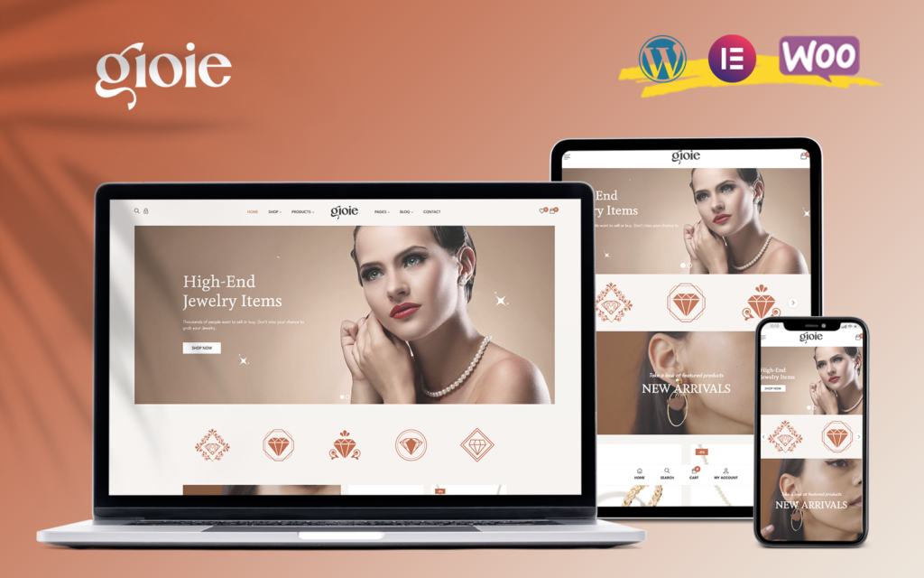 Gioie – 珠宝商店 WooCommerce 主题