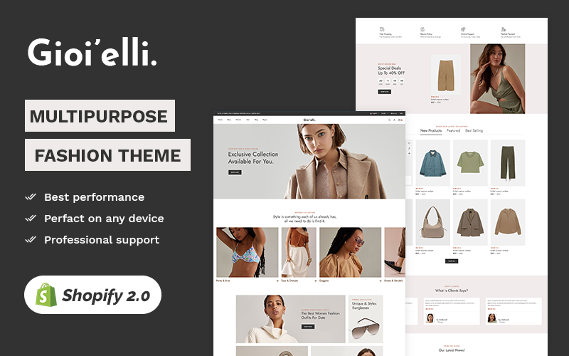Gioielli – 时尚与配饰高级Shopify 2.0多用途响应式主题