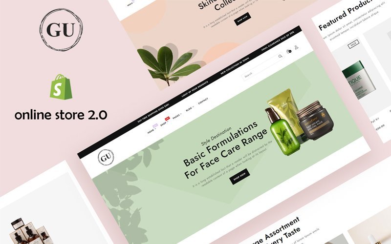 Glowup – Beauty Shopify 2.0 主题