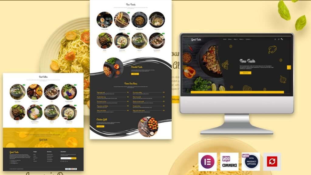 GoodTaste – Elementor餐厅WooCommerce主题