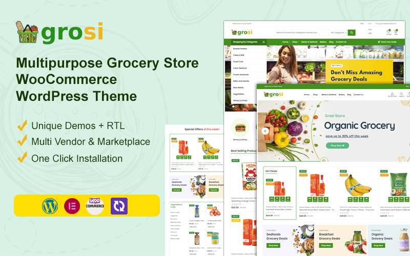 Grosi – 杂货店 WooCommerce WordPress 主题