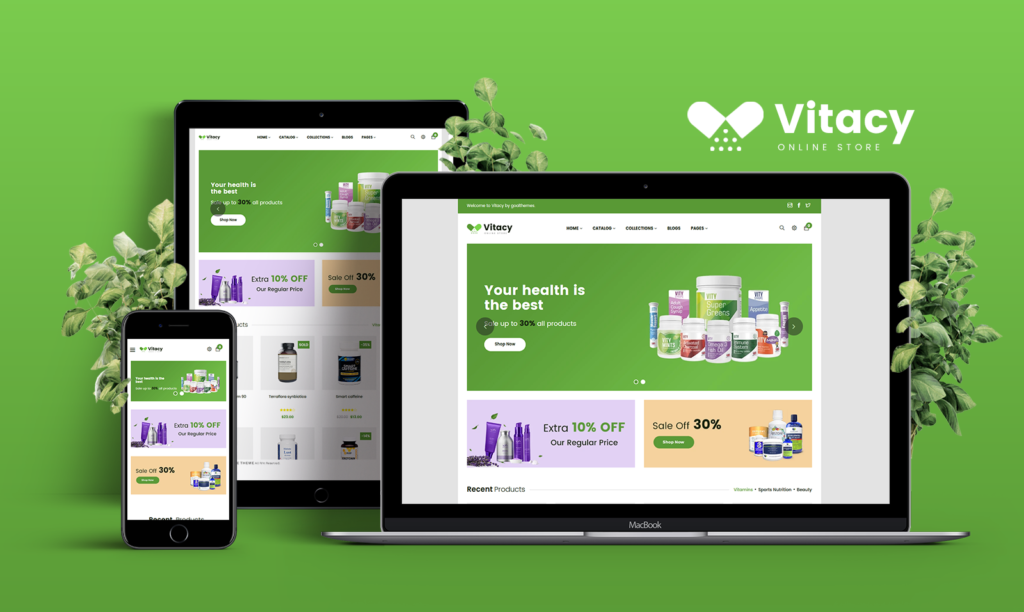 Gts Vitacy – 医疗与健康Shopify主题