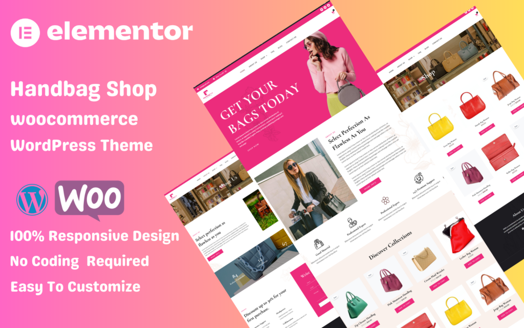 手提包商店 WooCommerce WordPress 主题